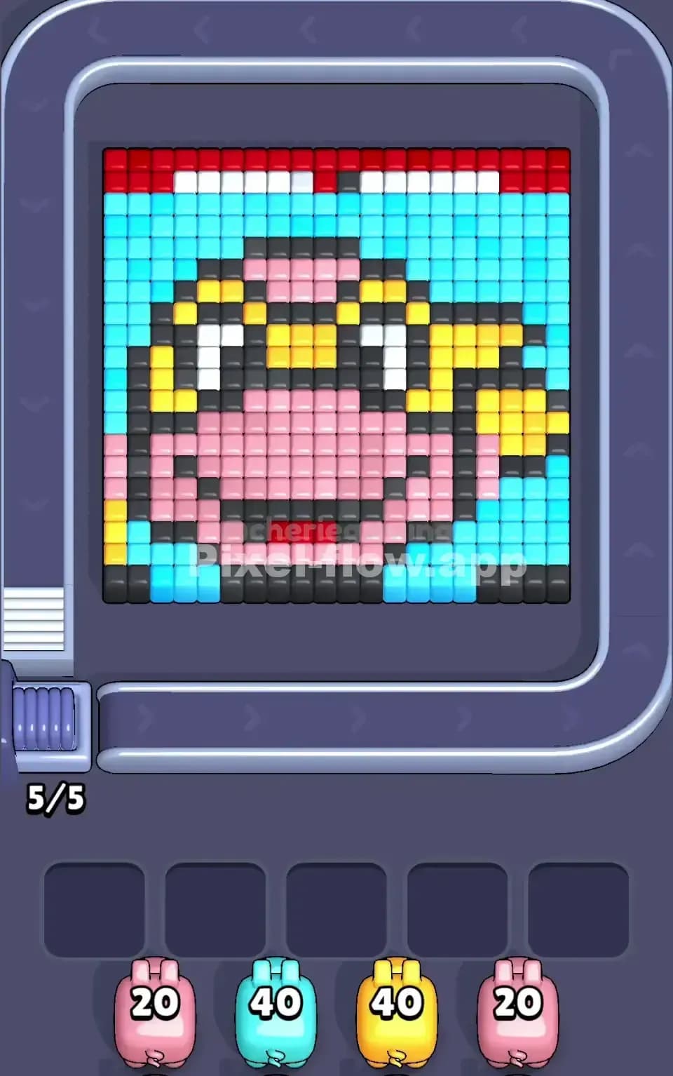 Pixel Flow Level 46 Screenshot