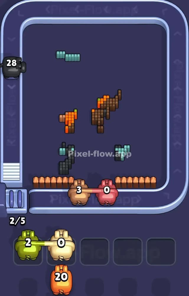 Pixel Flow Level 1165 Solution 3