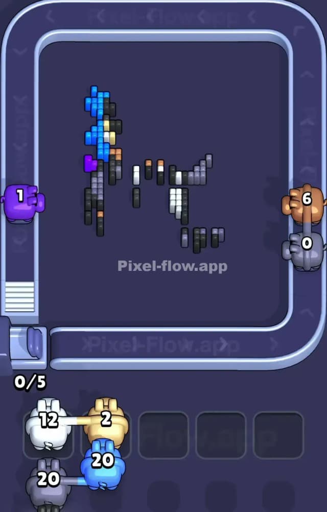 Pixel Flow Level 1209 Solution 3