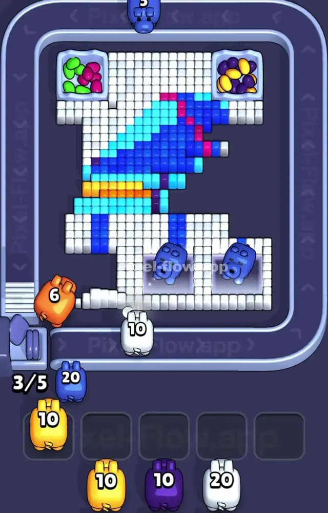 Pixel Flow Level 1402 Solution 1