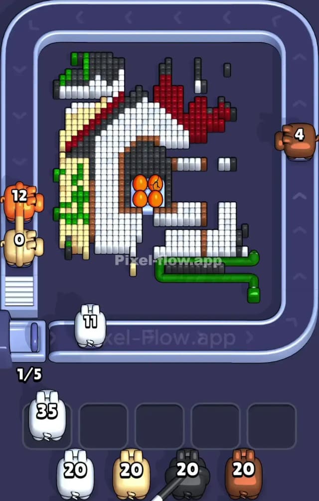 Pixel Flow Level 934 Solution 2