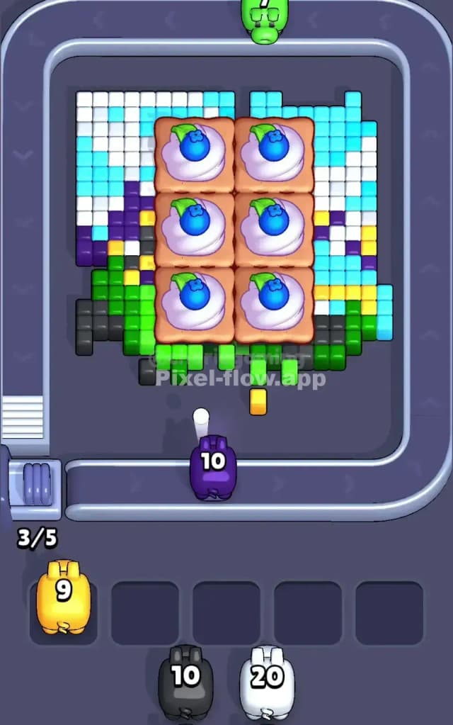 Pixel Flow Level 400 Solution 1