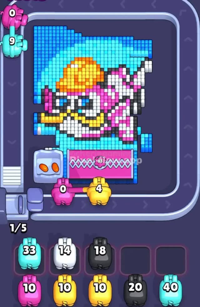 Pixel Flow Level 1756 Solution 1