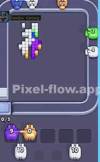 Pixel Flow Level 454 Solution 3