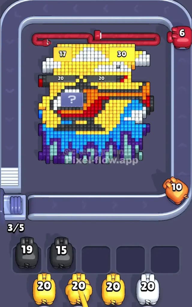 Pixel Flow Level 662 Solution 1