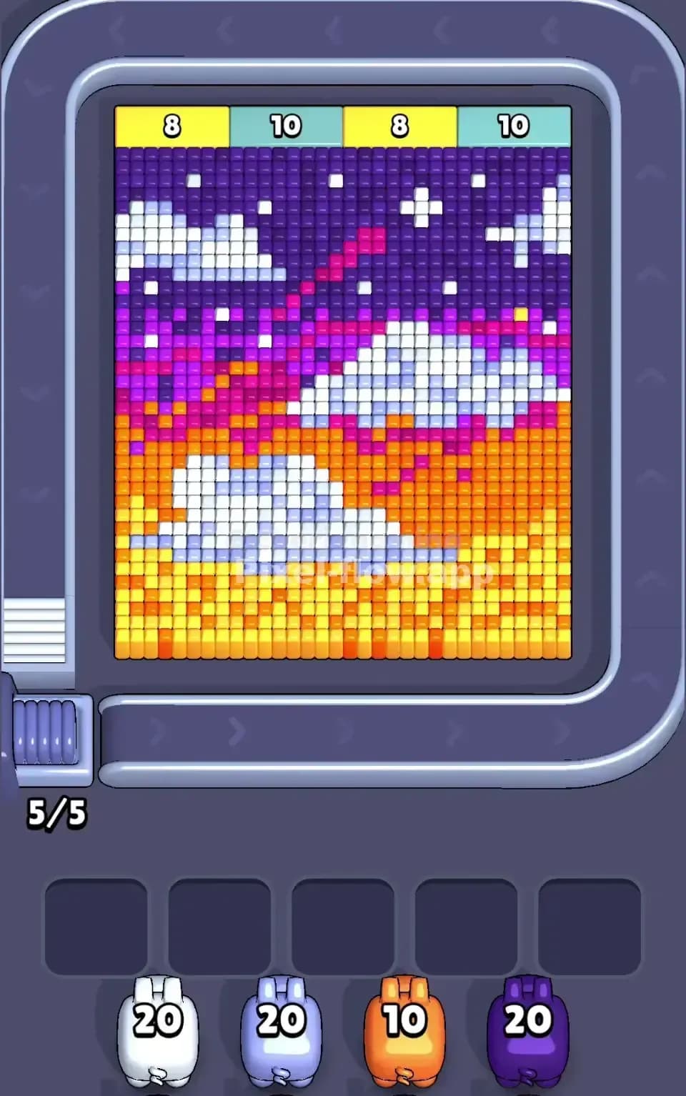 Pixel Flow Level 708 Screenshot