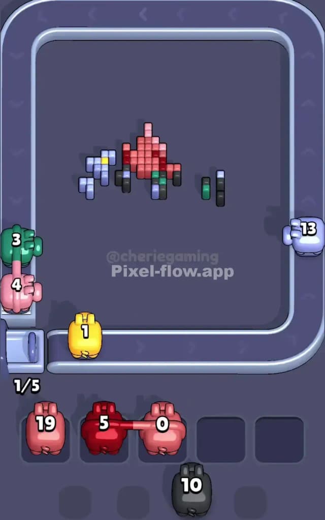 Pixel Flow Level 553 Solution 3