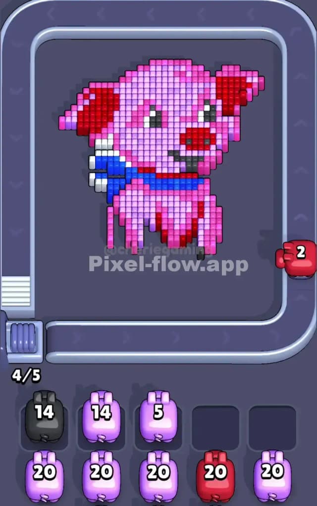 Pixel Flow Level 89 Solution 1