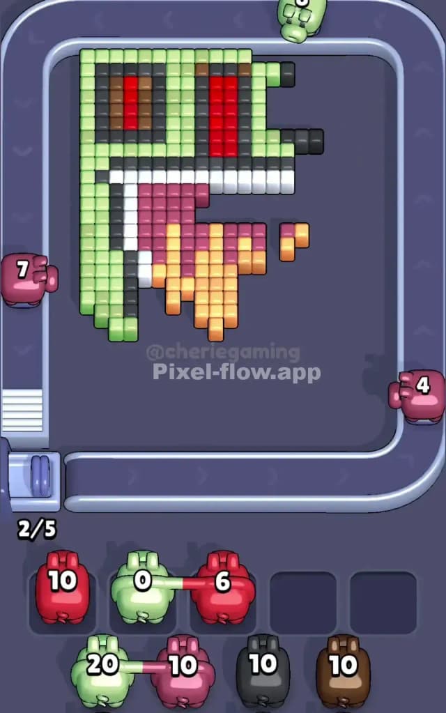 Pixel Flow Level 415 Solution 2