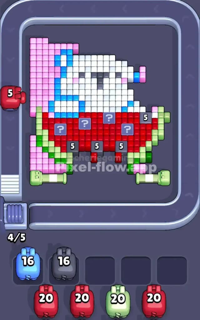 Pixel Flow Level 167 Solution 1