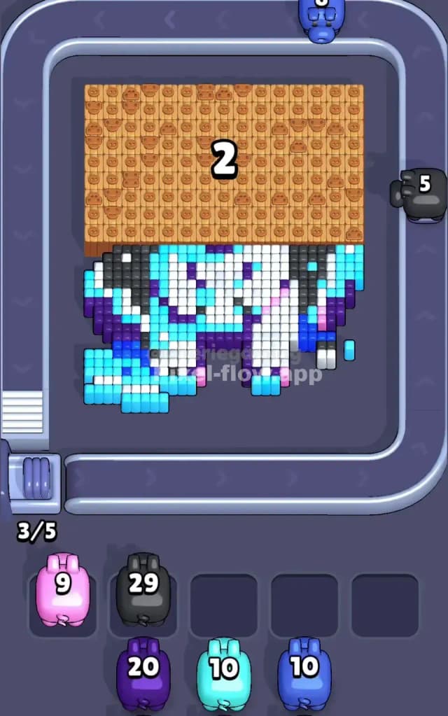 Pixel Flow Level 562 Solution 1