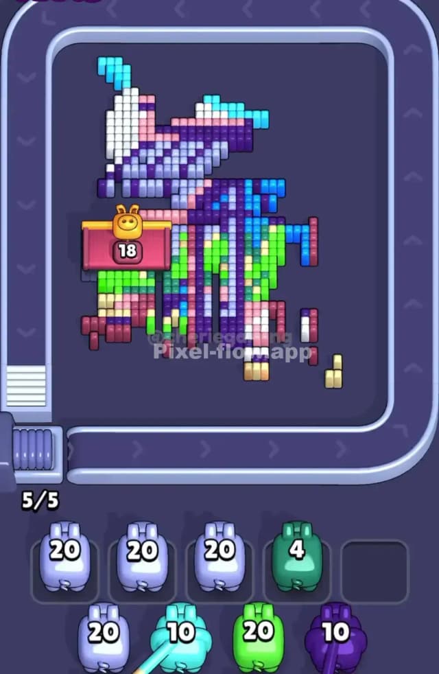 Pixel Flow Level 1792 Solution 2