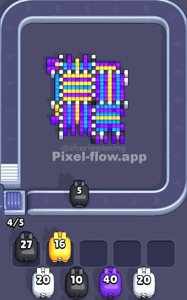 Pixel Flow Level 65 Solution 2