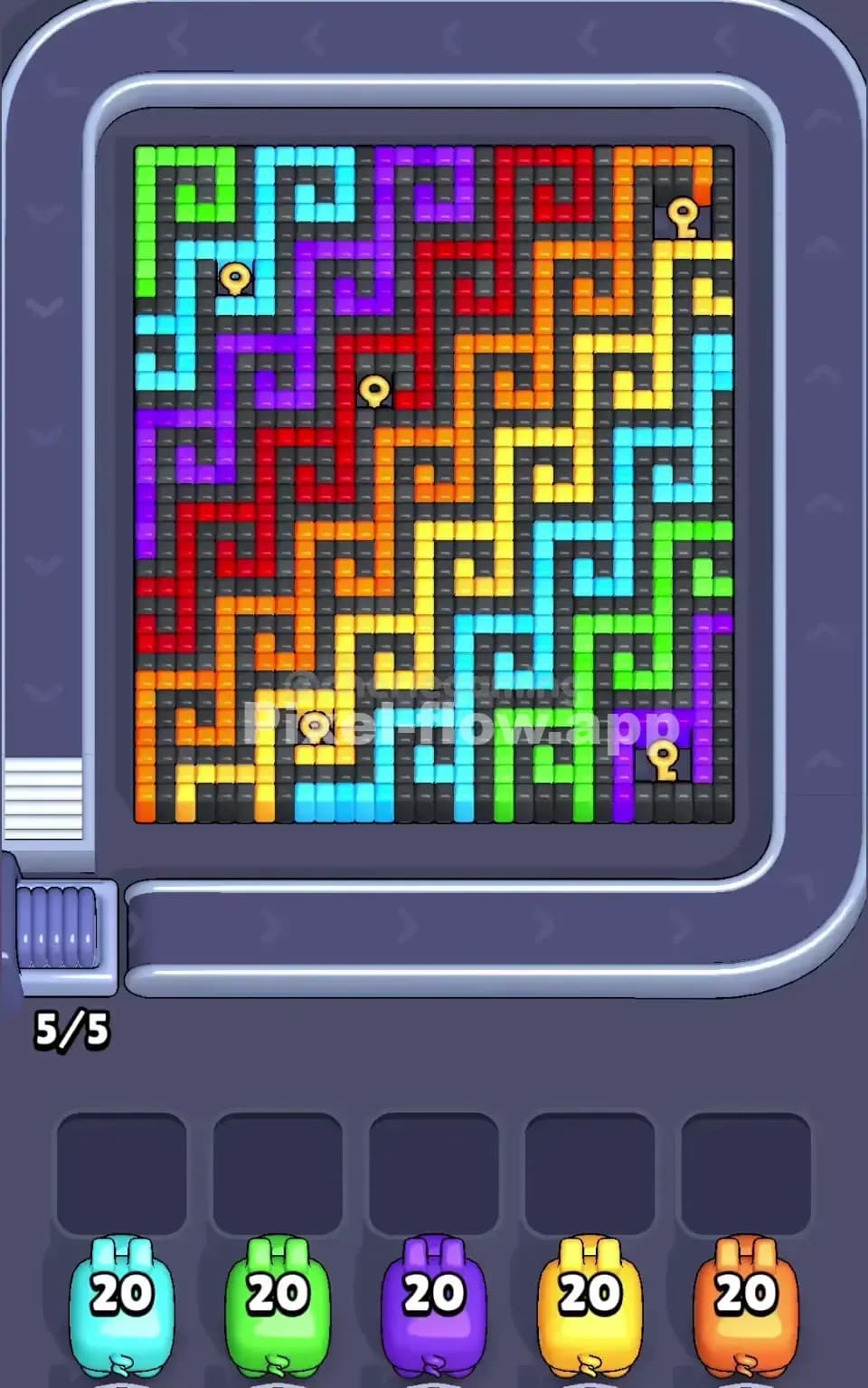 Pixel Flow Level 163 Screenshot