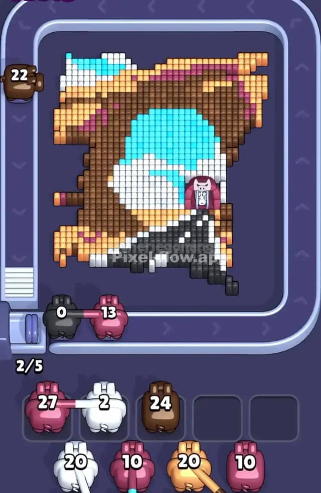 Pixel Flow Level 1726 Solution 1
