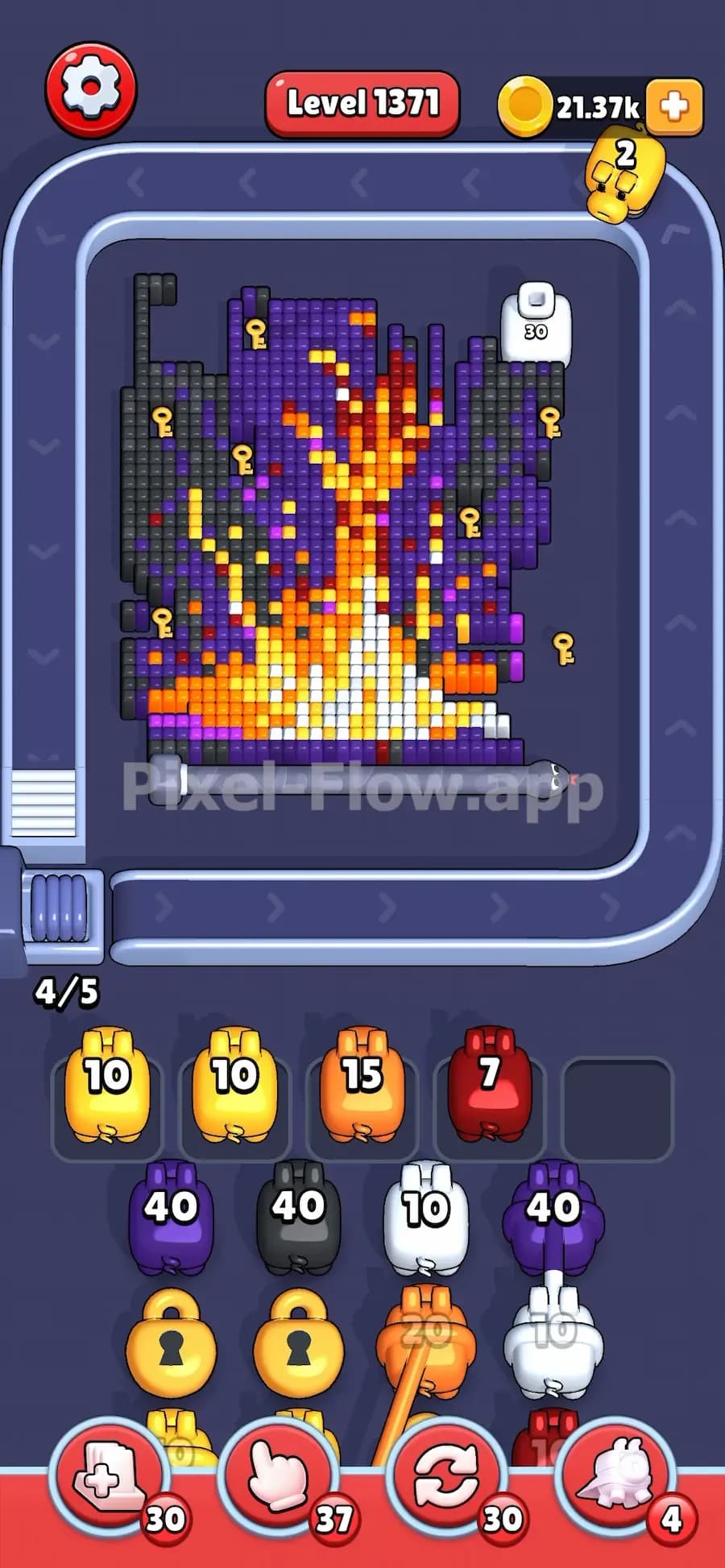 What Locks and Keys Do in Pixel Flow