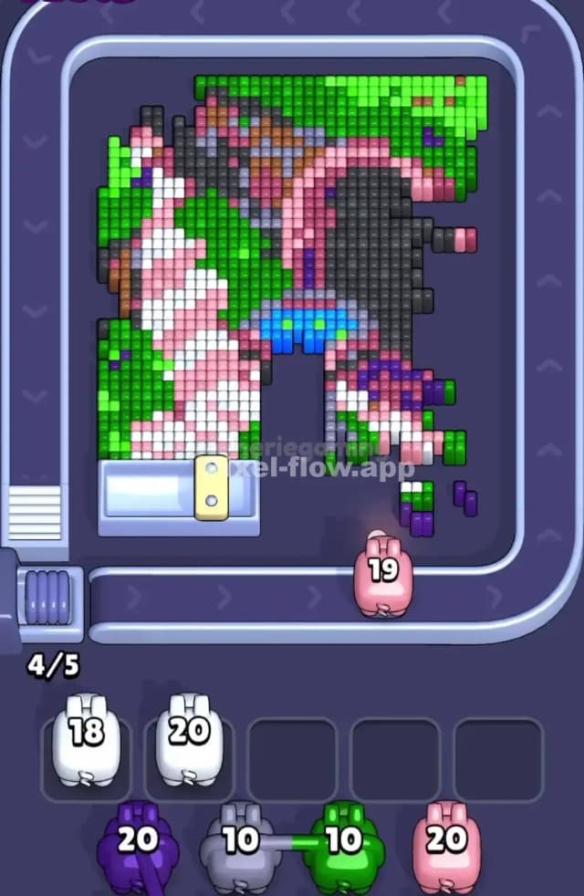 Pixel Flow Level 1728 Solution 1