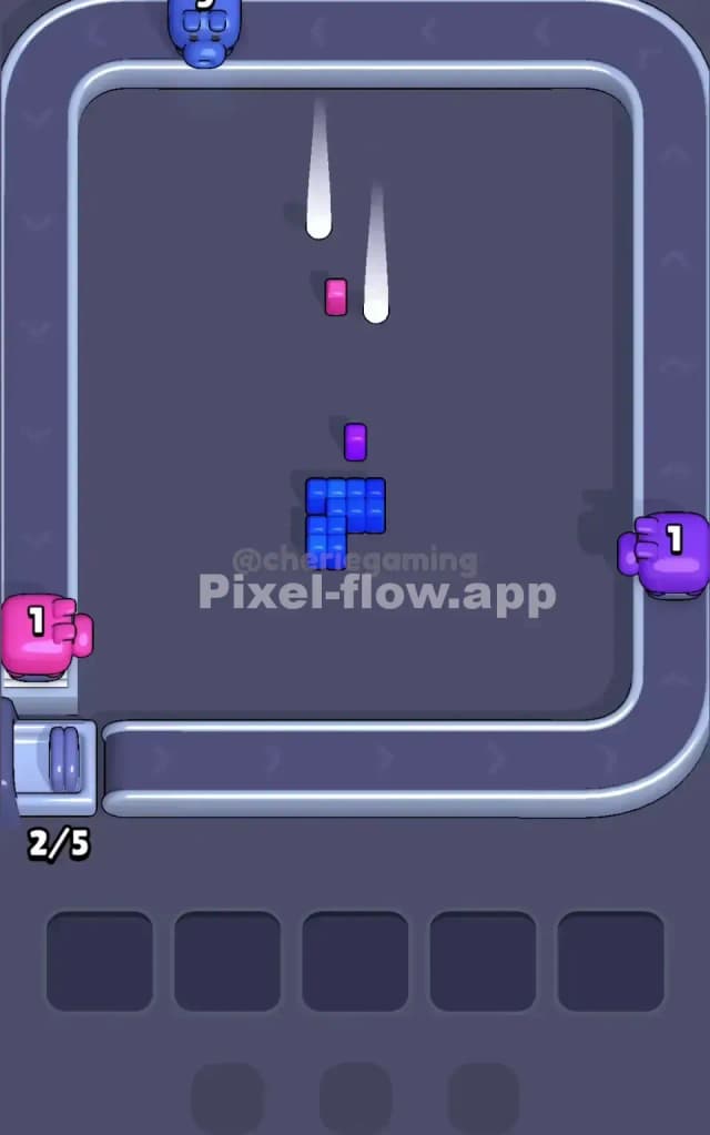 Pixel Flow Level 18 Solution 3