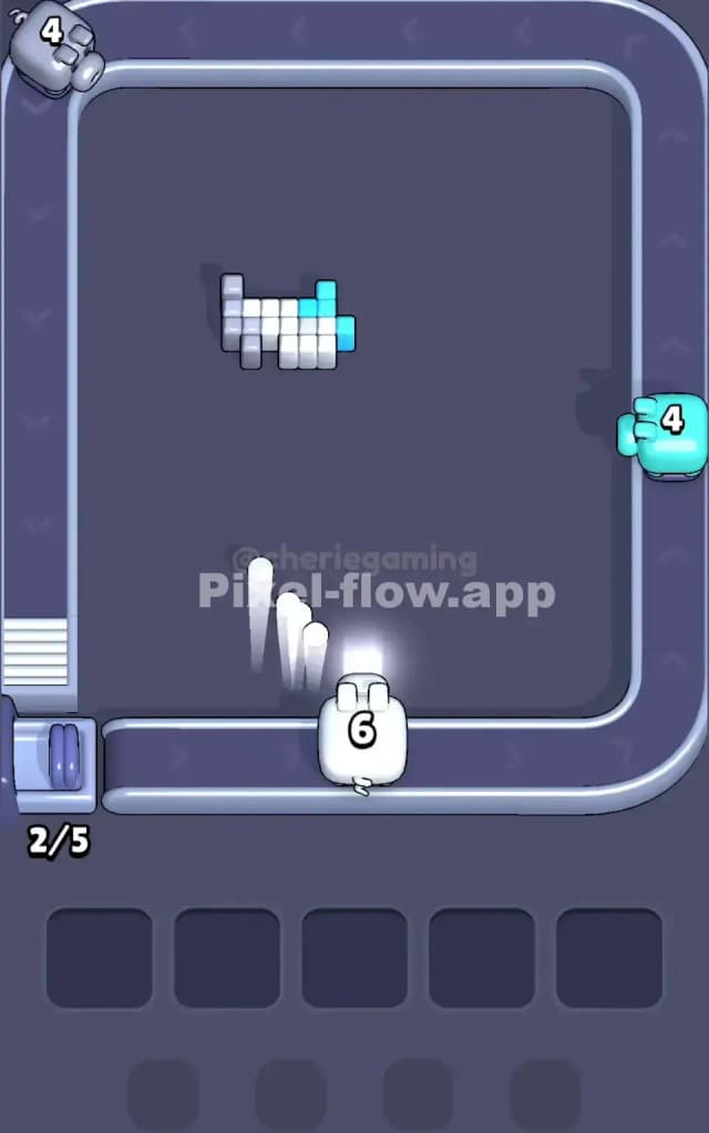 Pixel Flow Level 242 Solution 3