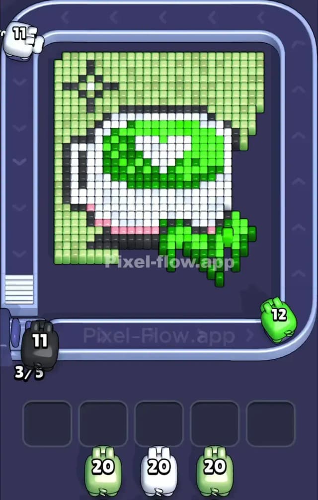 Pixel Flow Level 911 Solution 2