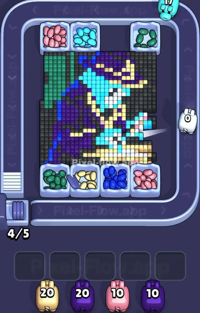 Pixel Flow Level 1281 Solution 2