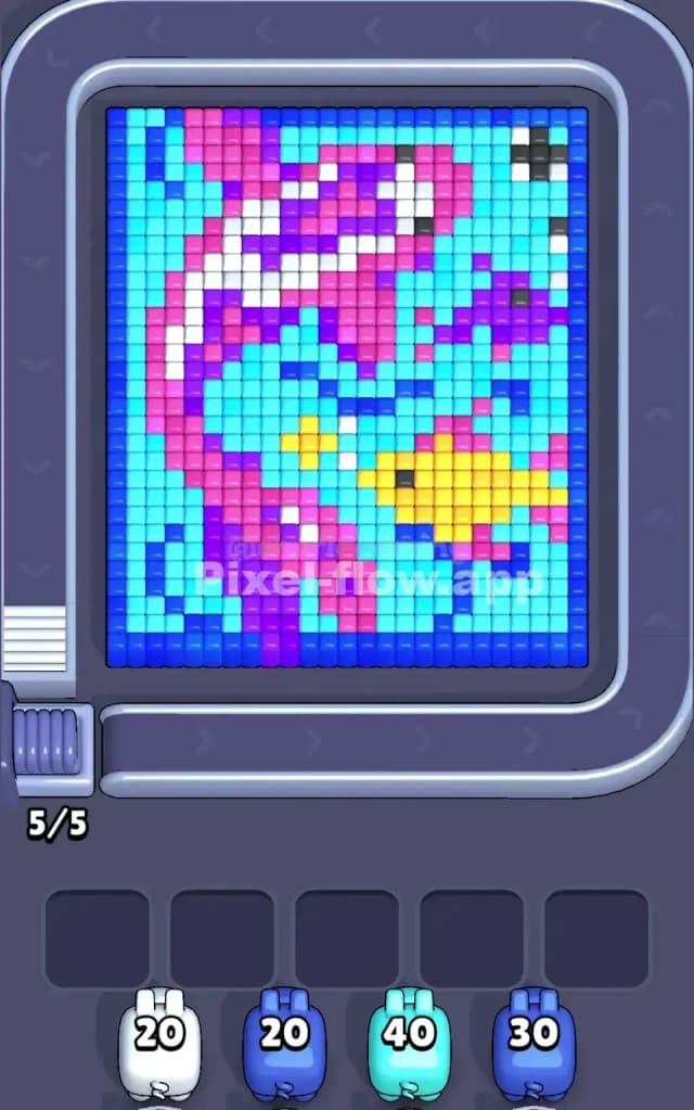Pixel Flow Level 105 Gameplay
