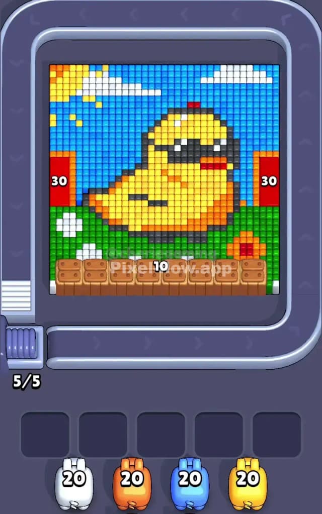 Pixel Flow Level 631 Gameplay