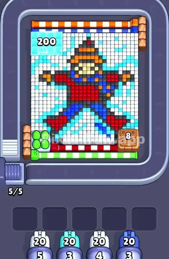 Pixel Flow Level 421 Gameplay