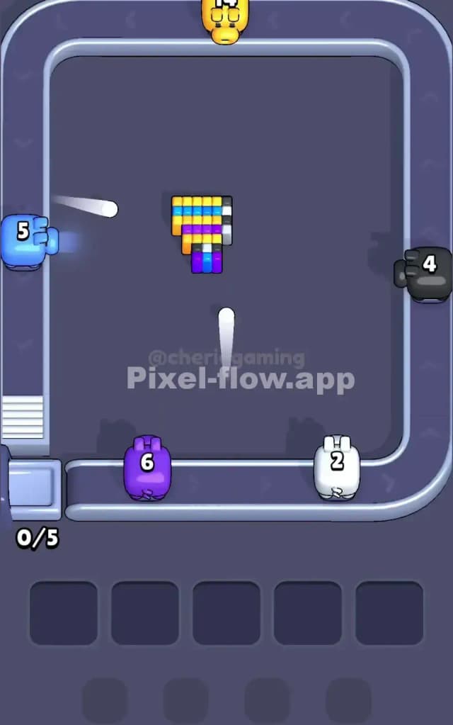 Pixel Flow Level 65 Solution 3