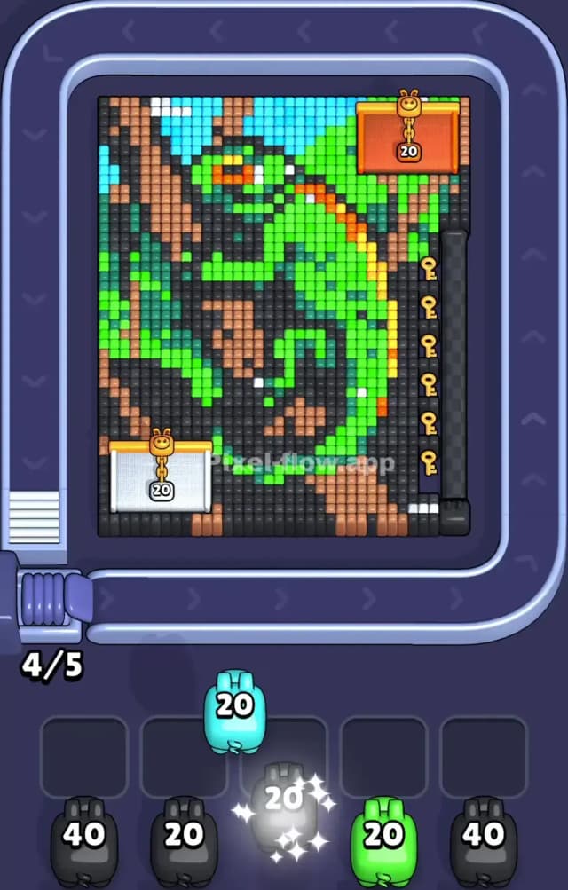 Pixel Flow Level 925 Gameplay