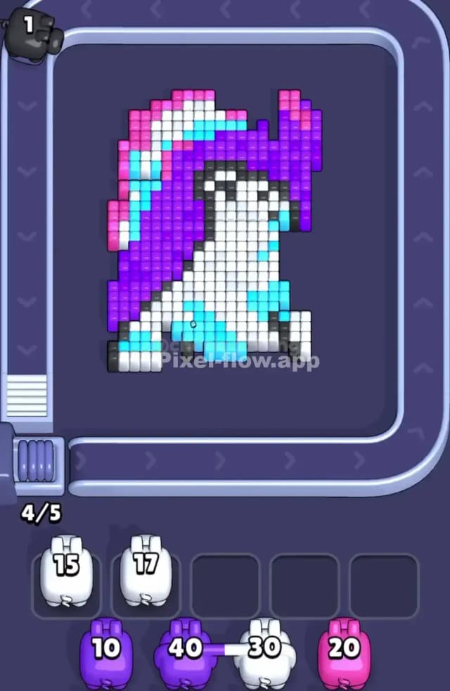 Pixel Flow Level 1871 Solution 2