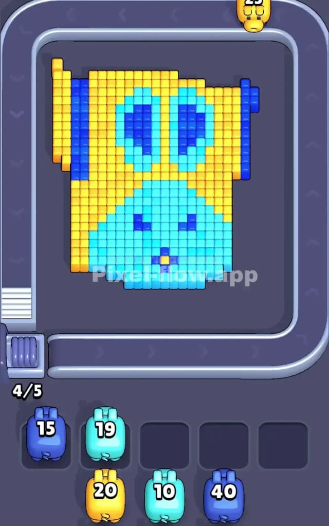 Pixel Flow Level 13 Solution 1