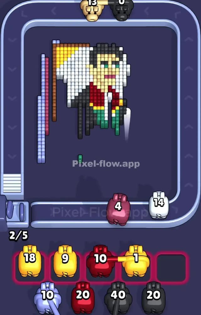 Pixel Flow Level 938 Solution 2