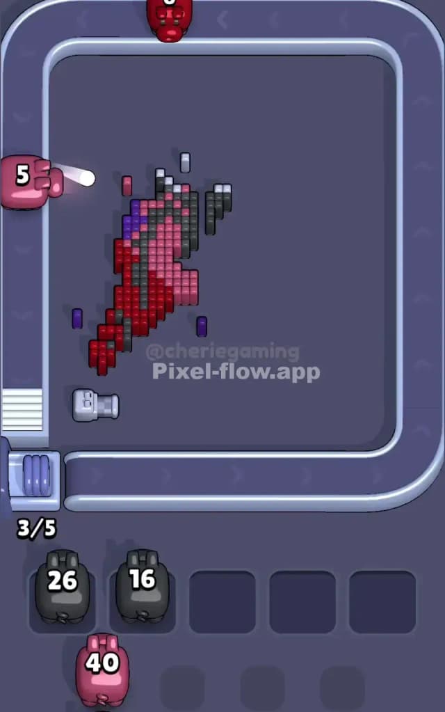 Pixel Flow Level 666 Solution 3