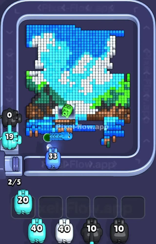 Pixel Flow Level 1394 Solution 1