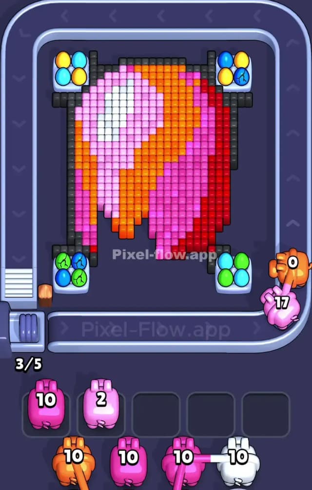 Pixel Flow Level 868 Solution 1