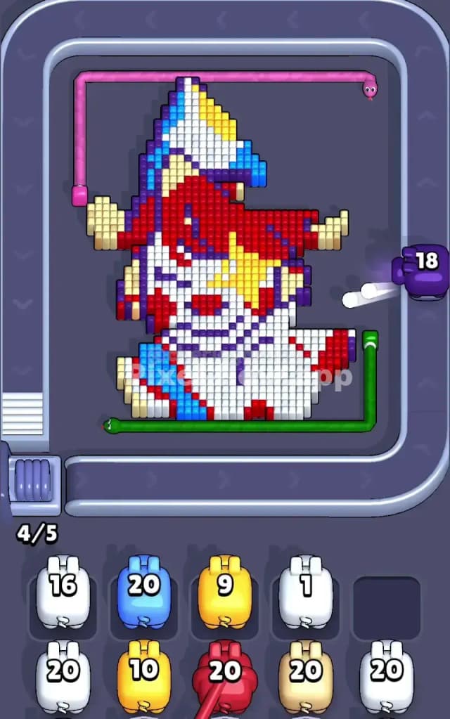 Pixel Flow Level 214 Solution 1