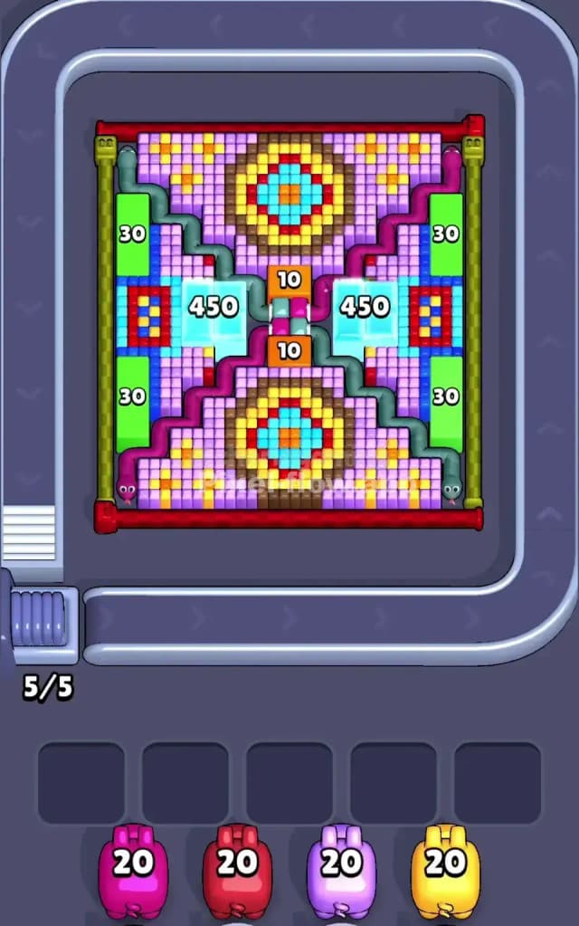 Pixel Flow Level 727 Gameplay