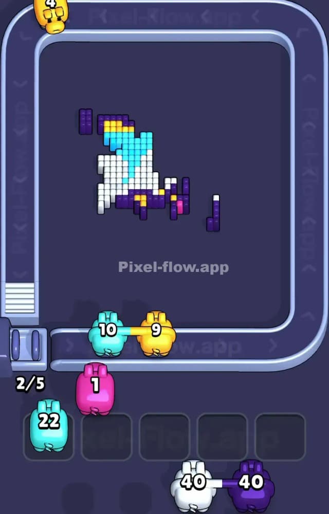 Pixel Flow Level 1118 Solution 3