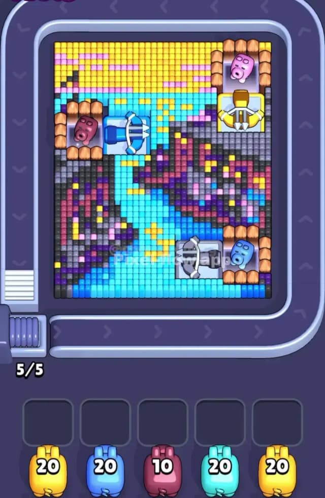 Pixel Flow Level 1712 Gameplay