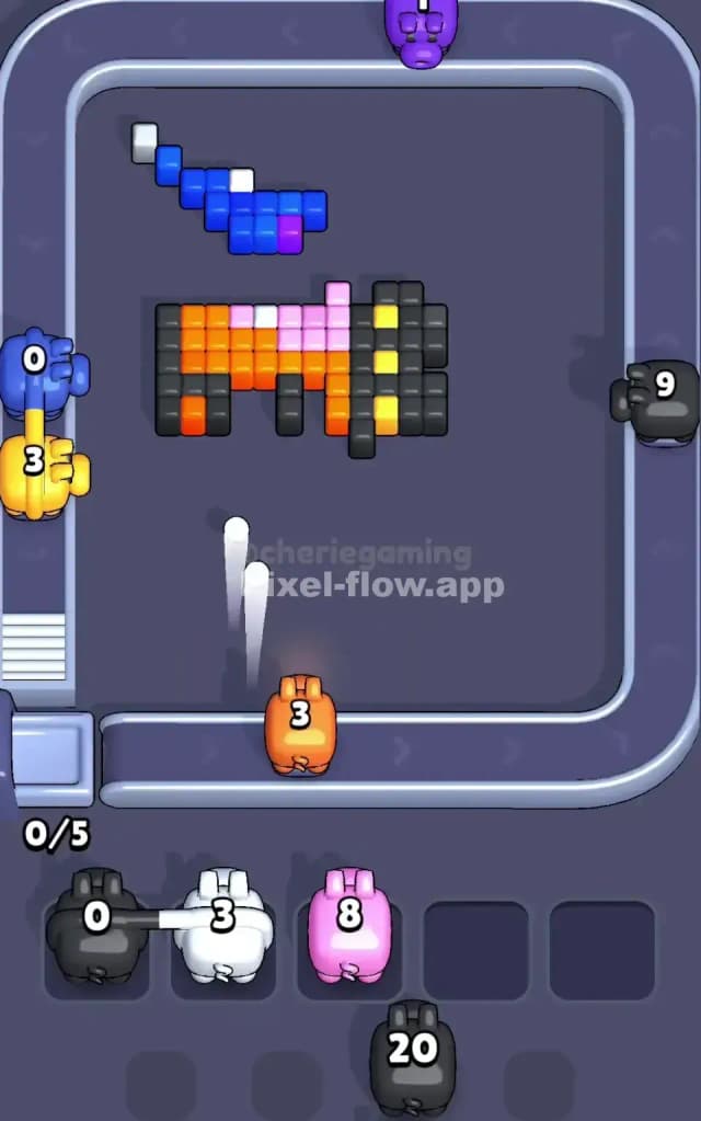 Pixel Flow Level 373 Solution 3