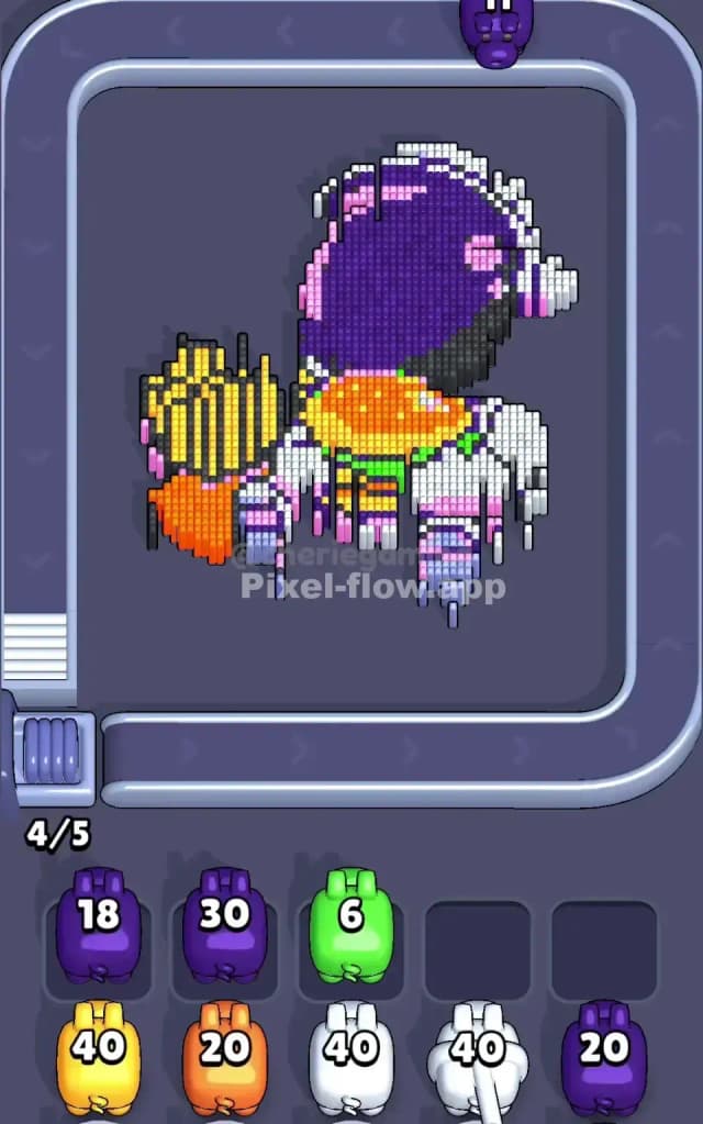 Pixel Flow Level 617 Solution 2