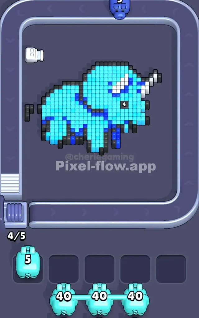 Pixel Flow Level 57 Solution 1