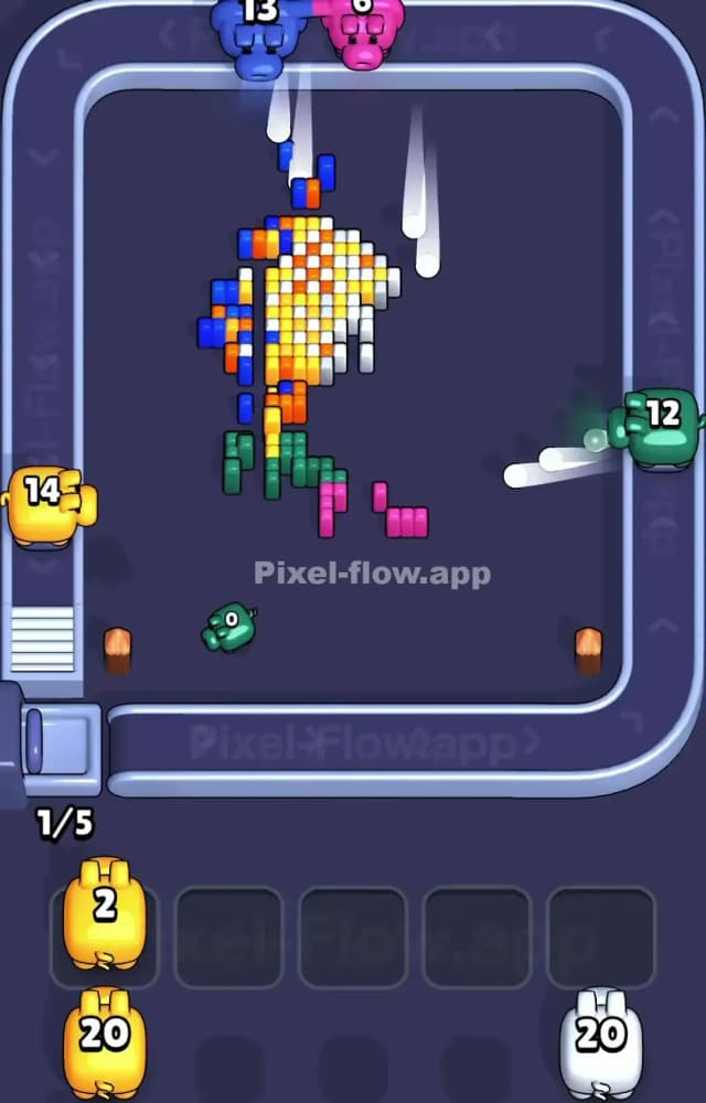 Pixel Flow Level 1226 Solution 3