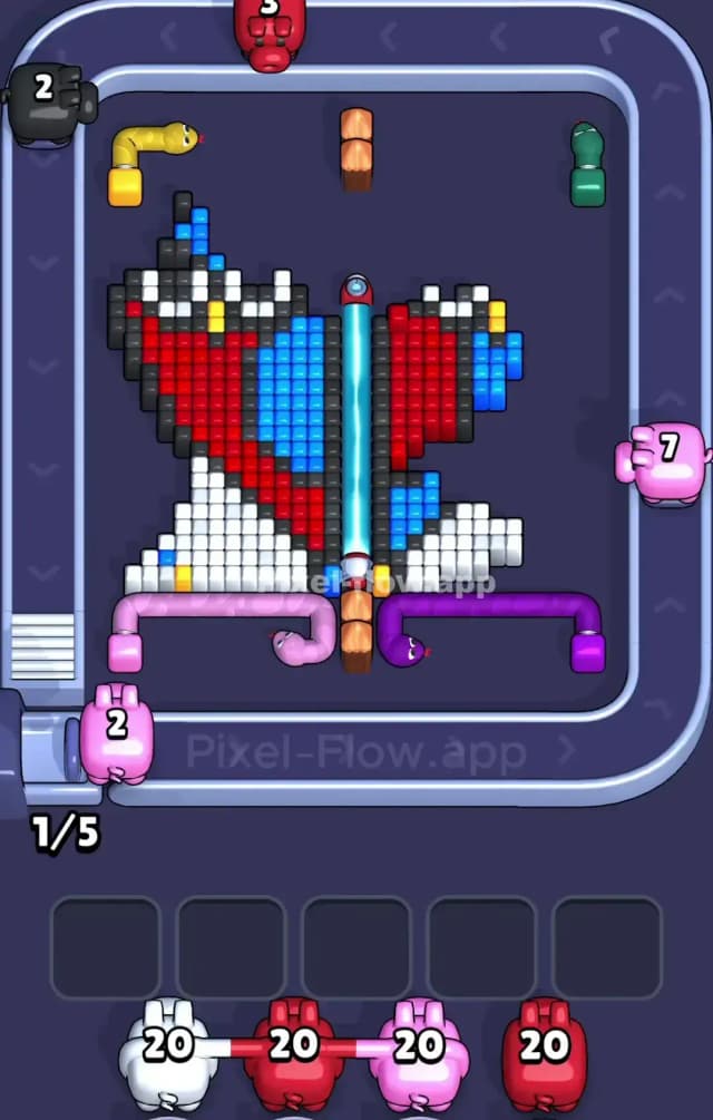 Pixel Flow Level 816 Solution 1