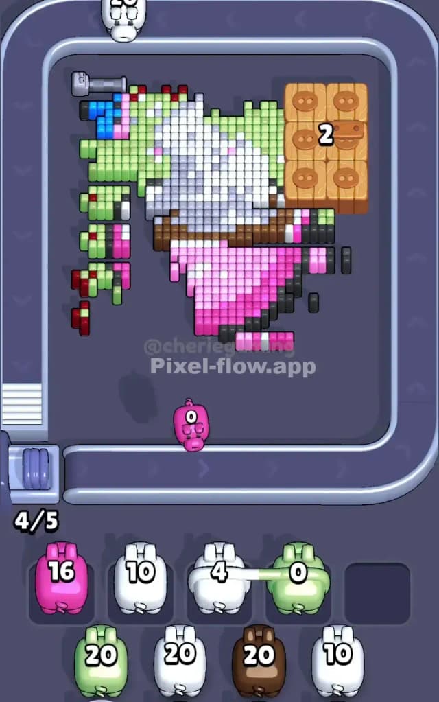 Pixel Flow Level 741 Solution 1