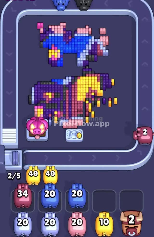 Pixel Flow Level 1799 Solution 2