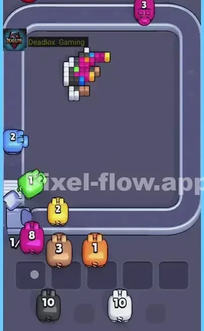 Pixel Flow Level 464 Solution 3