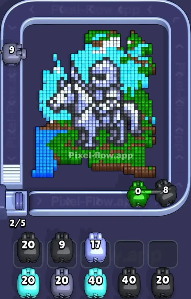 Pixel Flow Level 1395 Solution 1
