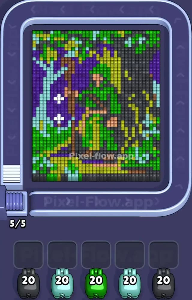 Pixel Flow Level 1087 Gameplay